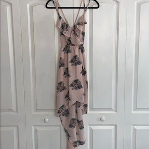 High low dress with low back